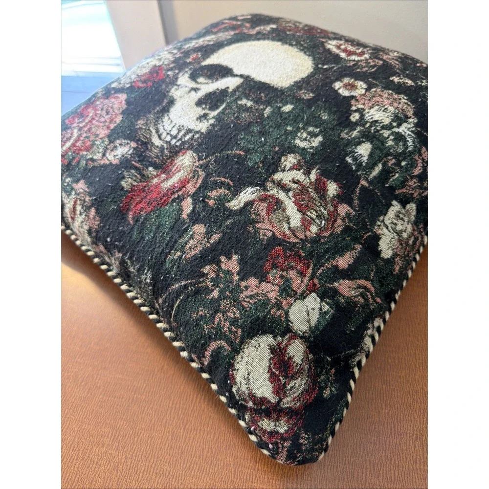 Threshold Floral Sketeton Throw Pillow 18